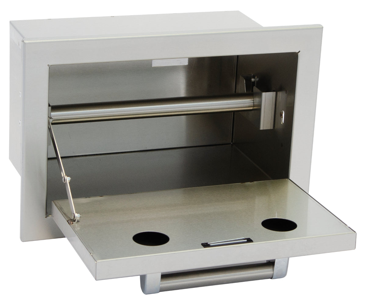 paper towel holder open