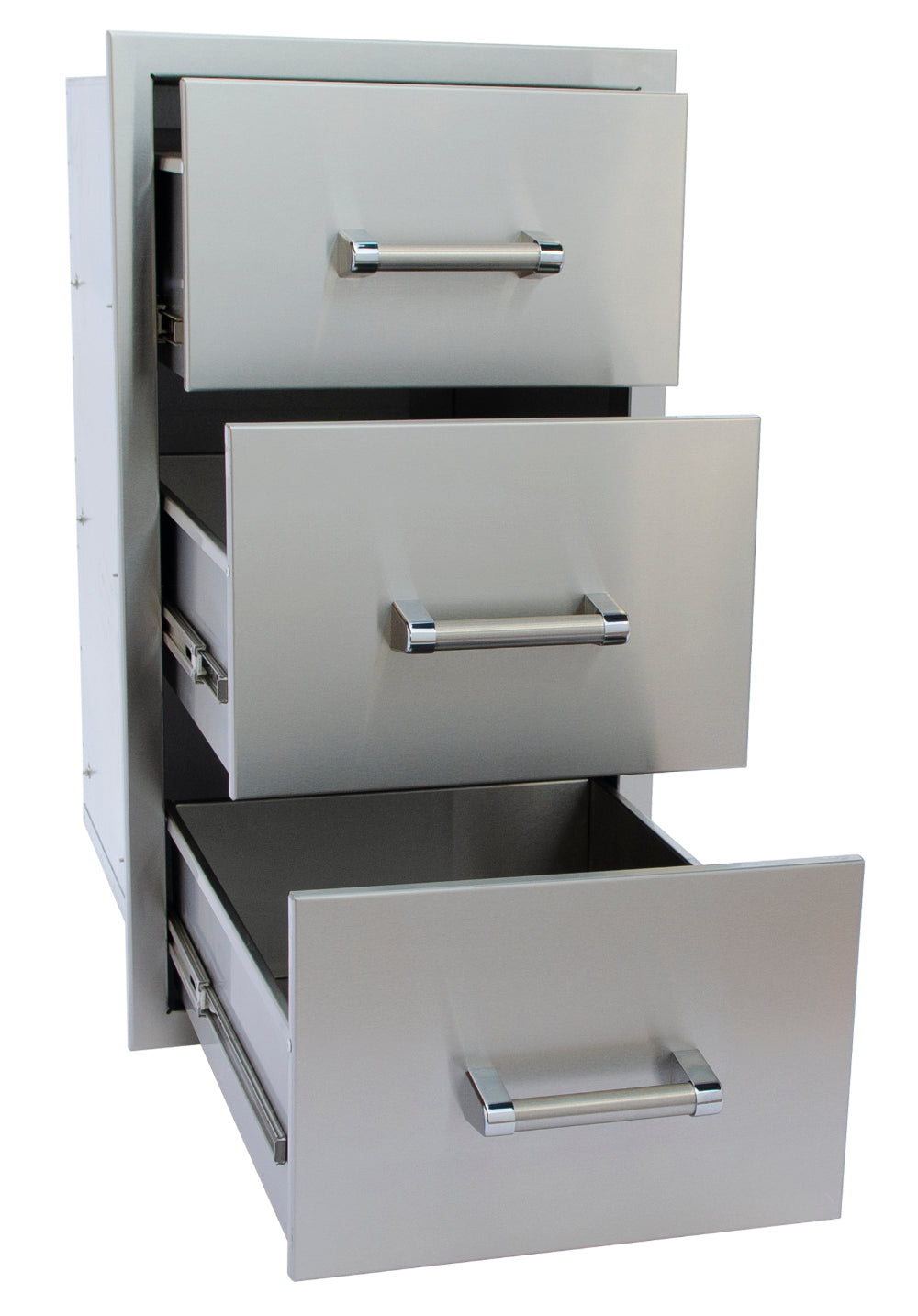 Triple Drawers Open