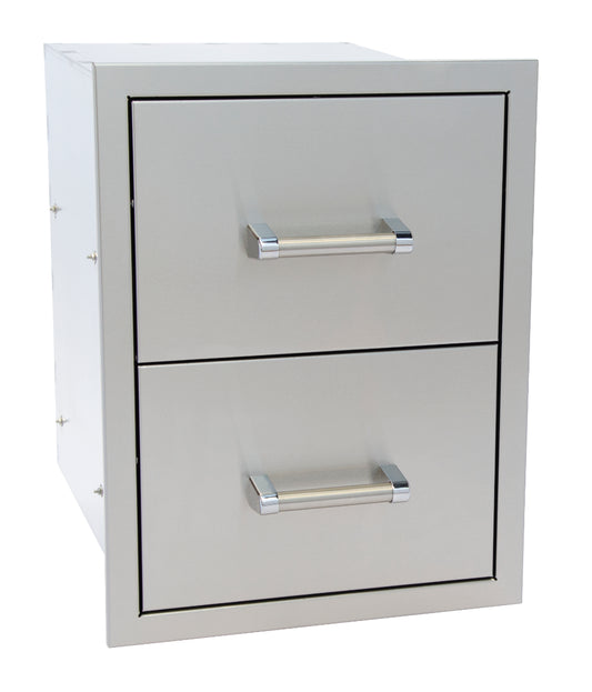 double drawer closed